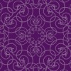 蔦が絡みあったような紫色のアラベスク柄パターン