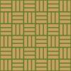 緑色と茶色の網代文様 和柄パターン
