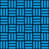 黒と青の網代文様 和柄パターン