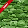 緑色の石ブロックのパターン