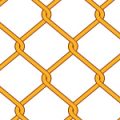 工事現場のオレンジのフェンスのようなパターン