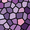 紫色のステンドグラス柄パターン
