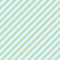 パステル調の青と黄色の可愛らしい斜線パターン