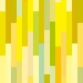 黄色基調の長方形がランダムに並ぶパターン
