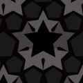 星形と5角形を並べたちょっとクールなシームレスパターン