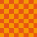 オレンジ色の市松模様パターン