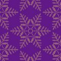 紫色の雪の結晶イラスト幾何学パターン
